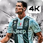 cristiano ronaldo wallpaper 4k android application logo